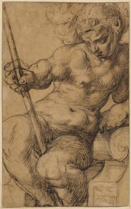 J. Paul Getty Museum, study of a warrior, Toussaint Dubreuil